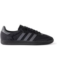 adidas Originals - Samba Og Leather-Trimmed Shell Sneakers - Lyst