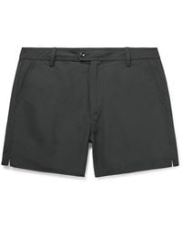 Tom Ford Straight-leg Faille Shorts - Black