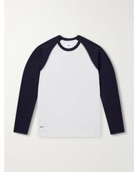WTAPS - Ian Logo-embroidered Cotton-jersey T-shirt - Lyst