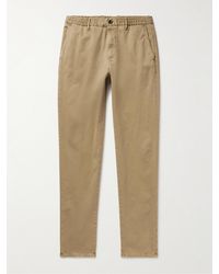 Incotex - Slim-fit Cotton-blend Gabardine Trousers - Lyst