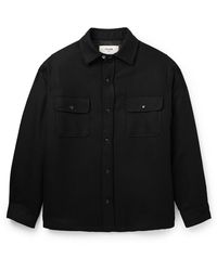 Celine - Cashmere-Flannel Overshirt - Lyst