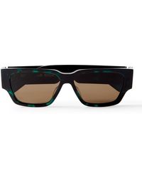 Dior - Cd Diamond S5i D-frame Tortoiseshell Acetate And Silver-tone Sunglasses - Lyst
