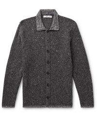 Inis Meáin - Donegal Merino Wool And Cashmere-blend Shirt Jacket - Lyst
