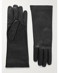 Saint Laurent - Leather Gloves - Lyst