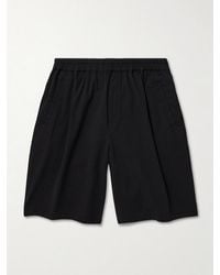 Folk - Assembly Wide-Leg Cotton-Blend Seersucker Shorts - Lyst
