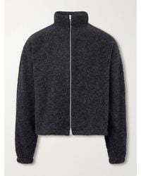 Jil Sander - Brushed Wool-Blend Blouson Jacket - Lyst