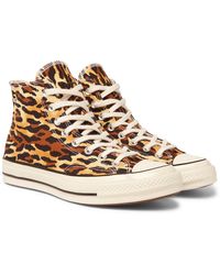 mens leopard print shoes uk