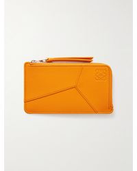 Loewe - Leather Puzzle Edge Coin And Card Holder - Lyst