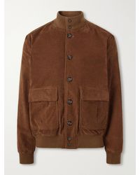 Valstar - Ino Cotton-Blend Corduroy Bomber Jacket - Lyst