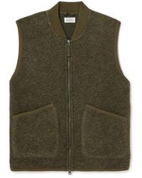 Hartford - Boiled Wool-Blend Gilet - Lyst