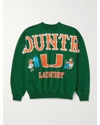 Kapital - Printed Cotton-Jersey Sweatshirt - Lyst
