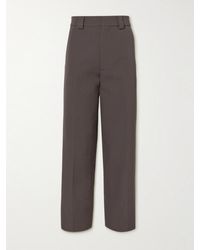 Fear Of God - Eternal Straight-Leg Virgin Wool And Cotton-Blend Twill Trousers - Lyst