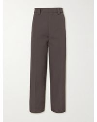 Fear Of God - Eternal Straight-leg Virgin Wool And Cotton-blend Twill Trousers - Lyst