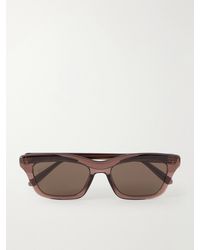 Loewe - Slim Geometric D-frame Acetate Sunglasses - Lyst