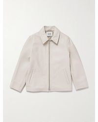 Agolde - Chadwick Full-Grain Leather Jacket - Lyst