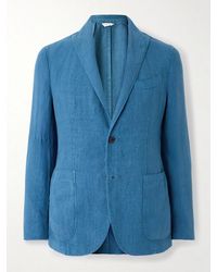 Boglioli - Unstructured Linen Suit Jacket - Lyst