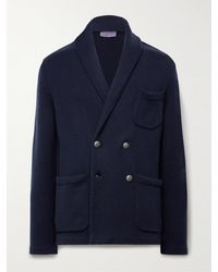 Ralph Lauren - Double-Breasted Shawl-Collar Cashmere Cardigan - Lyst