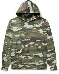 Acne Studios - Franklin Crystal-embellished Camouflage-print Cotton-jersey Hoodie - Lyst
