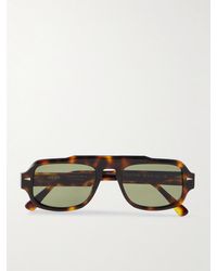 Ahlem - George V Aviator-Style Tortoiseshell Acetate Sunglasses - Lyst