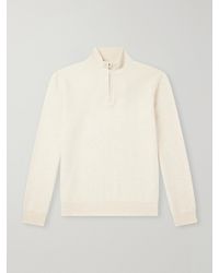 MR P. - Wool And Cashmere-Blend Half-Zip Sweater - Lyst