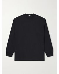 A.PRESSE - Cotton And Cashmere-Blend T-Shirt - Lyst