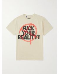 GALLERY DEPT. - T-Shirt aus Baumwoll-Jersey mit Print in Distressed-Optik - Lyst