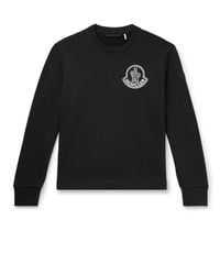 Moncler - Large Logo Sweatshirt - Lyst