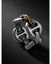 Hoorsenbuhs - Affix Quad Sterling And 18-Karat Ring - Lyst