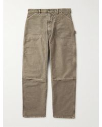 Maison Margiela - Wide-leg Panelled Cotton Trousers - Lyst