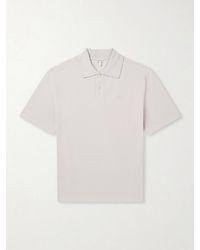 Loewe - Anagram-Embroidered Cotton-Piqué Polo Shirt - Lyst