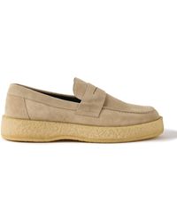 VINNY'S - Creeper Suede Penny Loafer - Lyst