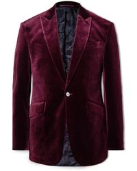 Favourbrook - Newport Cotton-velvet Tuxedo Jacket - Lyst