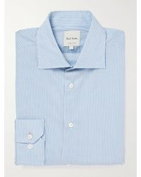 Paul Smith - Slim-fit Striped Cotton Shirt - Lyst