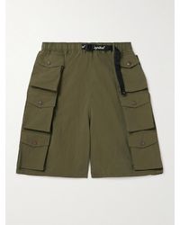 Kapital - Cotton And Nylon-Blend Ripstop Drawstring Cargo Shorts - Lyst