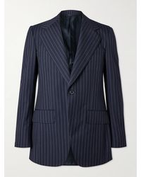 Husbands - Pinstriped Wool Suit Jacket - Lyst