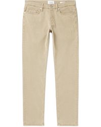 FRAME - L'homme Slim-fit Stretch Lyocell-blend Trousers - Lyst