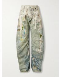 Acne Studios - 2006 Wide-Leg Printed Jeans - Lyst