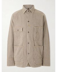 Kapital - Pinstriped Cotton-blend Twill Jacket - Lyst