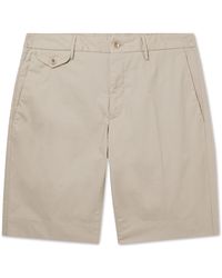 Incotex - Slim-fit Stretch-cotton Poplin Bermuda Shorts - Lyst
