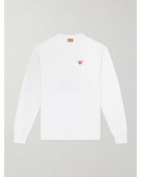 Human Made - Logo-appliquéd Cotton-jersey T-shirt - Lyst