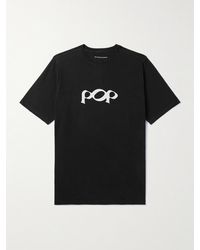 Pop Trading Co. - T-shirt in jersey di cotone con logo Bob - Lyst
