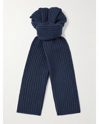 Loro Piana - Ribbed Cashmere Scarf - Lyst
