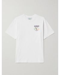 Casablanca - Equipement Graphic-print Organic-cotton T-shirt Xx - Lyst
