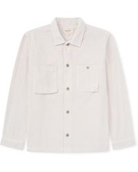 Folk - Anniversary Patch Cotton-corduroy Overshirt - Lyst