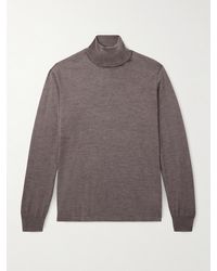 Thom Sweeney - Cashmere And Silk-Blend Rollneck Sweater - Lyst