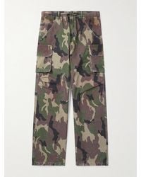 424 - Straight-leg Camouflage-print Cotton-ripstop Cargo Trousers - Lyst