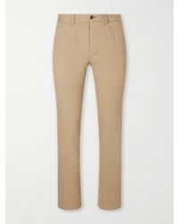 Sid Mashburn - Straight-leg Garment-dyed Cotton-twill Trousers - Lyst
