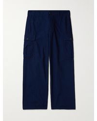 Beams Plus - Wide-leg Cotton-ripstop Cargo Trousers - Lyst