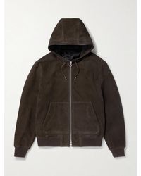MR P. - Suede Hoodie - Lyst