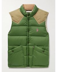 Moncler - Veny Cotton Canvas-trimmed Logo-appliquéd Quilted Shell Down Gilet - Lyst